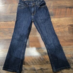 Wrangler Dark Blue Straight Leg Jeans